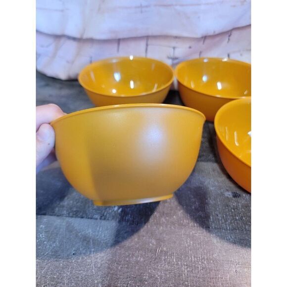Fall orange plastic Bowl set home decor - Picture 3 of 5